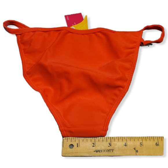 Cia Maritima NWT Orange Bikini Jeweled Bottom L - Picture 13 of 14
